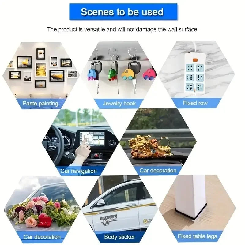 1/2/3/5M Nano Tape Tracsless Double Sided Tape Transparent No Trace Reusable Waterproof Adhesive Tape Cleanable Home