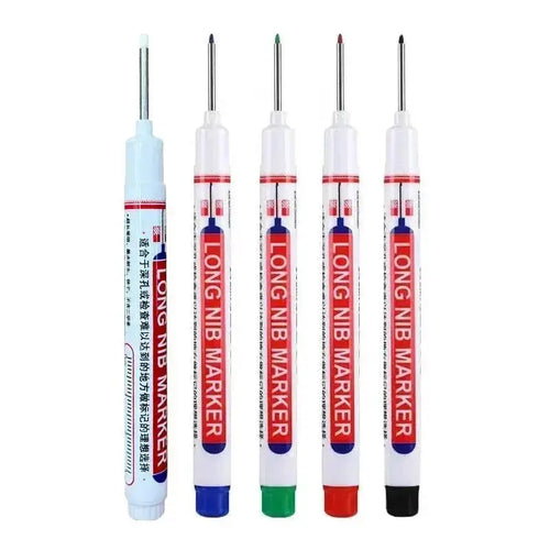 3 - 100Pcs 20mm Deep Hole Long Nib Head Marker For Metal Perforating Pen Waterproof Bathroom Woodworking Decor Multi - Purpose Tool - LUXURY CLOTHESMy store 3 - 100Pcs 20mm Deep Hole Long Nib Head Marker For Metal Perforating Pen Waterproof Bathroom Woodworking Decor Multi - Purpose Tool My store