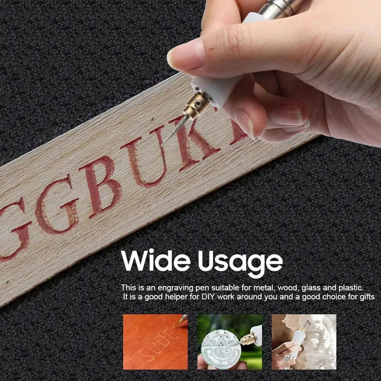 35000R/M Electric Graver Pen Engraving Tool Kit for Jewelry Wood Metal Glass US - LUXURY CLOTHESLuxe & Clothing35000R/M Electric Graver Pen Engraving Tool Kit for Jewelry Wood Metal Glass US