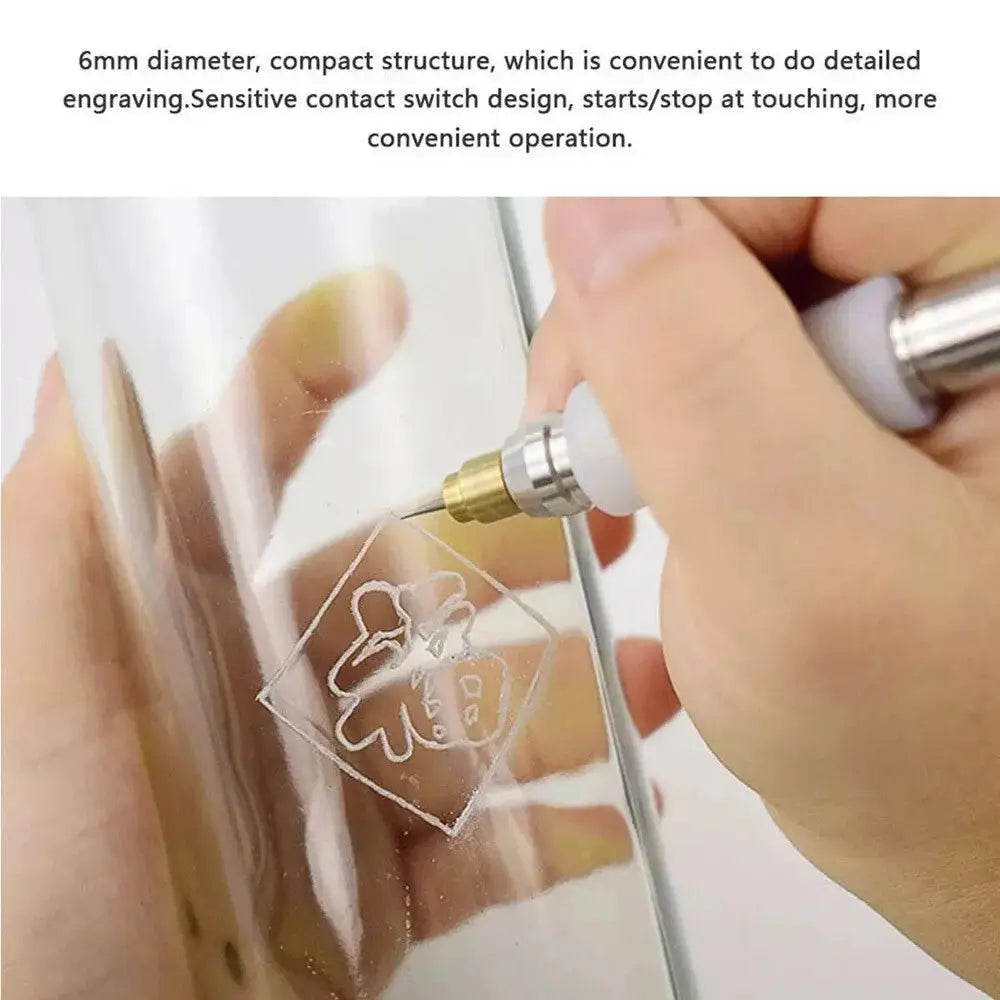 35000R/M Electric Graver Pen Engraving Tool Kit for Jewelry Wood Metal Glass US - LUXURY CLOTHESLuxe & Clothing35000R/M Electric Graver Pen Engraving Tool Kit for Jewelry Wood Metal Glass US