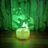 3D Small Night Lamp Panda Atmosphere Creative Touch - LUXURY CLOTHESMy store 3D Small Night Lamp Panda Atmosphere Creative Touch My store