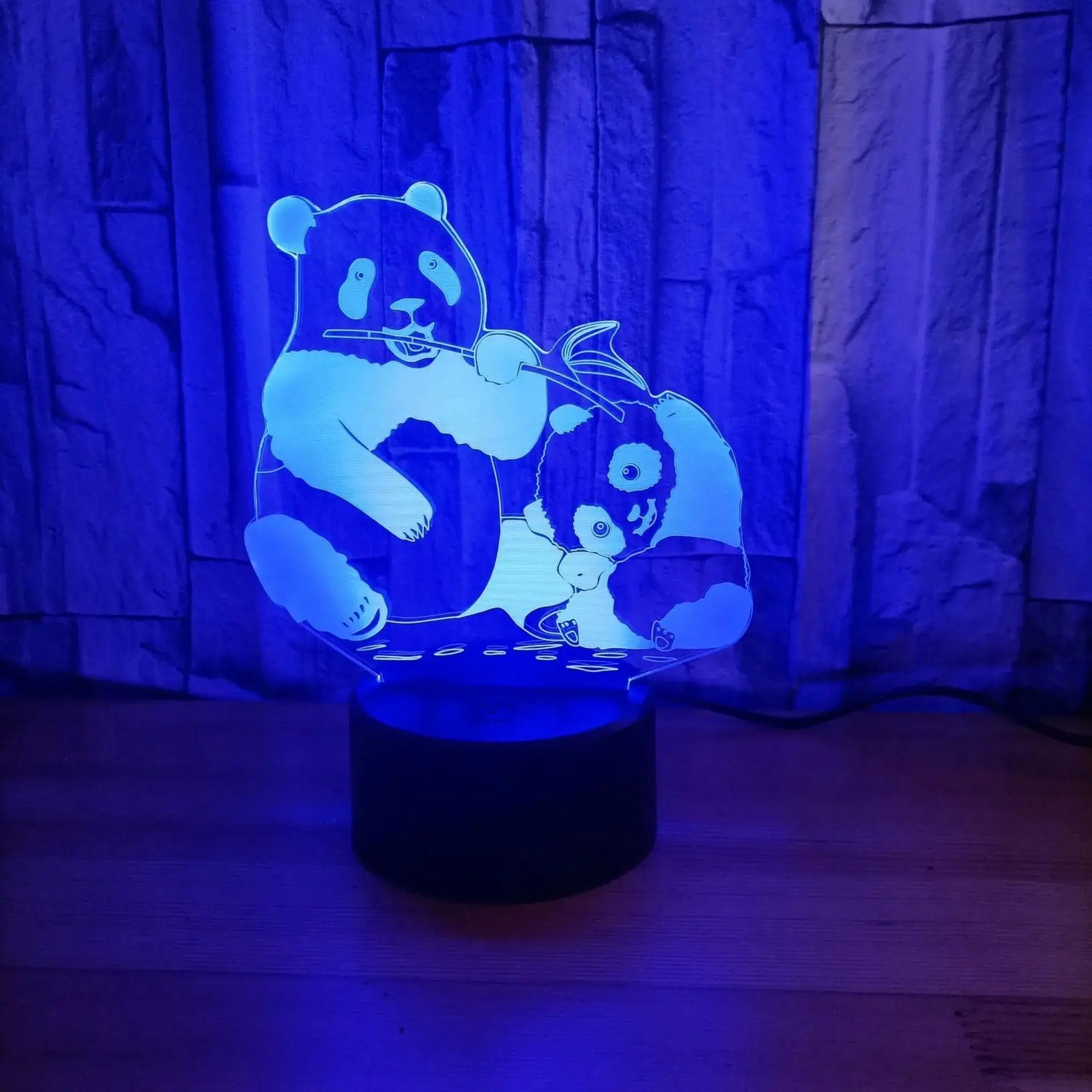 3D Small Night Lamp Panda Atmosphere Creative Touch - LUXURY CLOTHESMy store 3D Small Night Lamp Panda Atmosphere Creative Touch My store