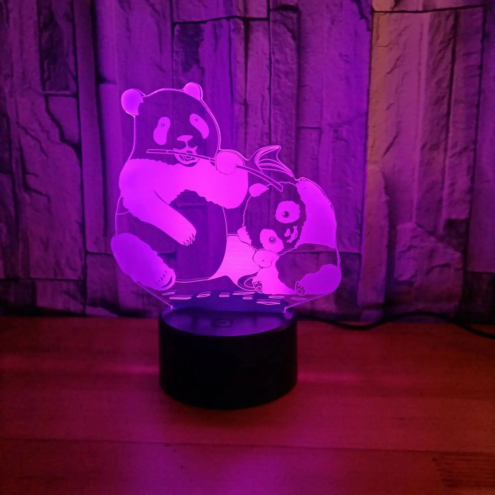 3D Small Night Lamp Panda Atmosphere Creative Touch - LUXURY CLOTHESMy store 3D Small Night Lamp Panda Atmosphere Creative Touch My store