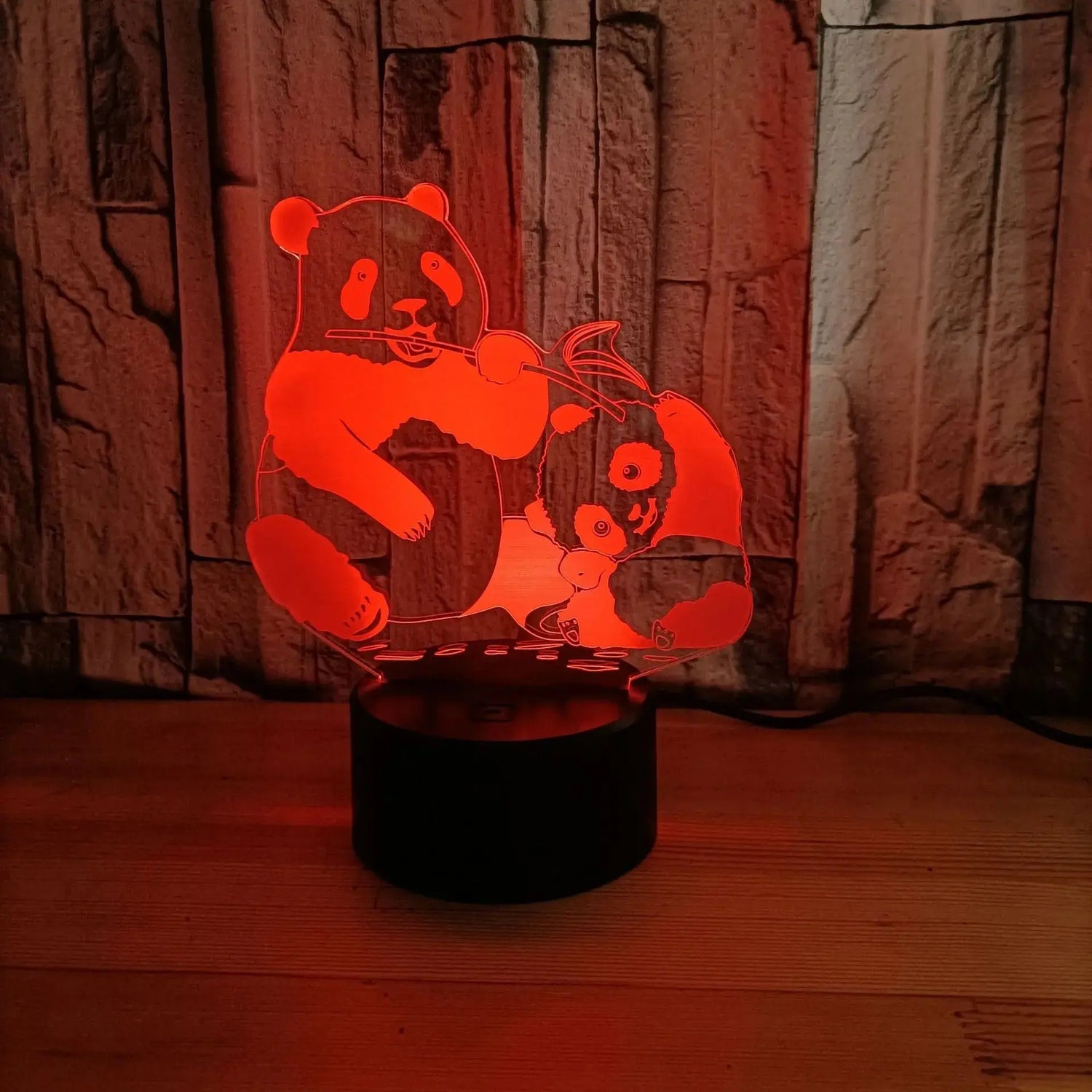 3D Small Night Lamp Panda Atmosphere Creative Touch - LUXURY CLOTHESMy store 3D Small Night Lamp Panda Atmosphere Creative Touch My store