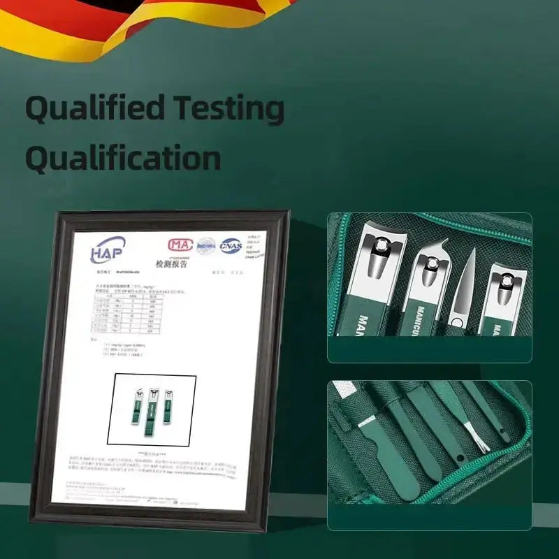 6 - 9 Pcs Manicure Set With Leather Case Professional Foot And Face Care Tool Kits Stainless Steel Nail Clipper Sets Gift - LUXURY CLOTHESMy store 6 - 9 Pcs Manicure Set With Leather Case Professional Foot And Face Care Tool Kits Stainless Steel Nail Clipper Sets Gift My store