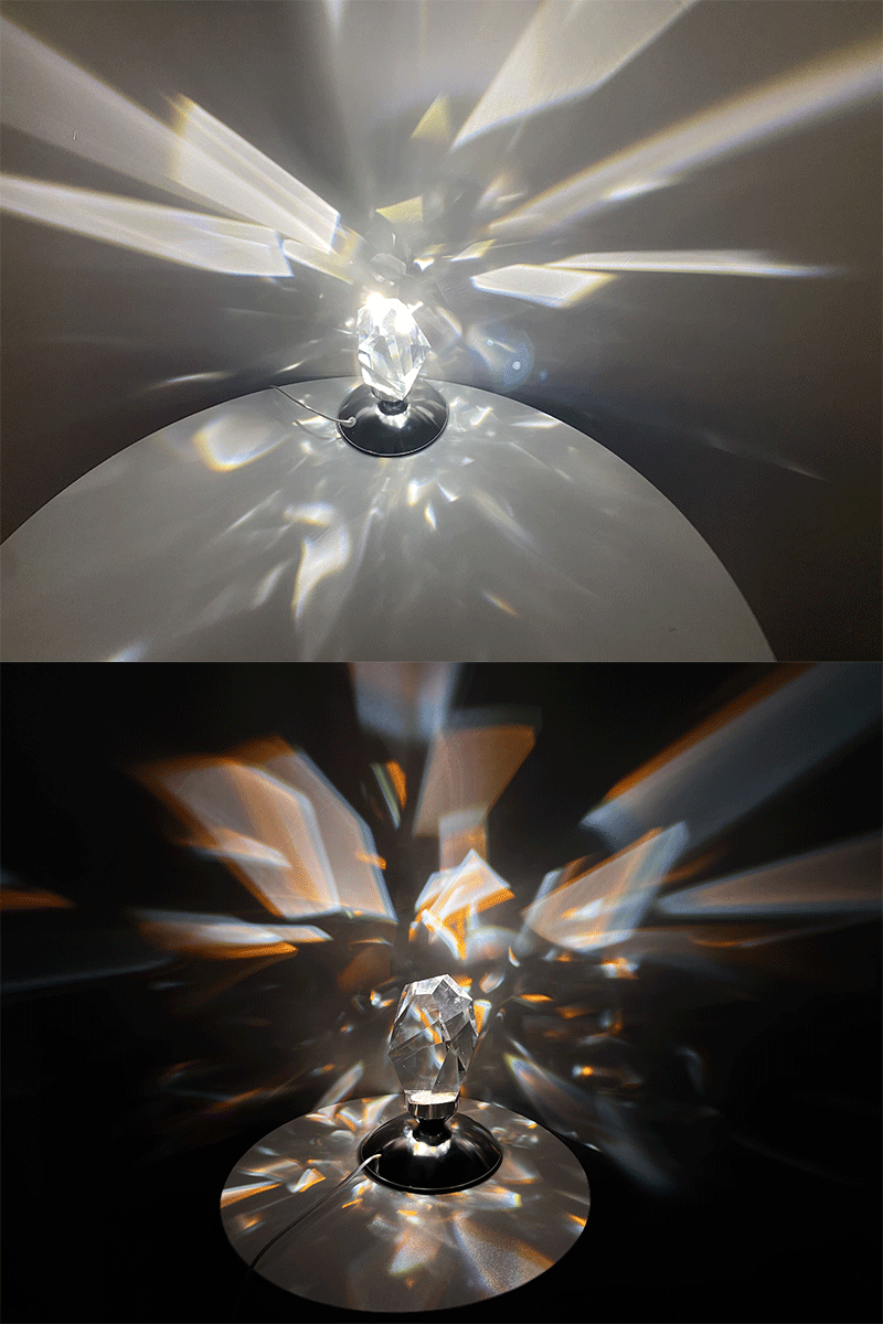 Led Crystal Night Light With Remote Control Bedroom Decor Mood Light Novelty Gift Usb Bedside Romantic Projector Rgb Night Lamp My store