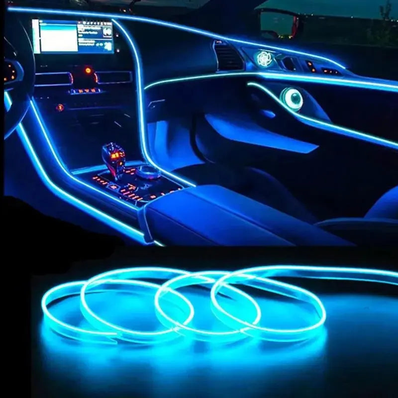 Car Led Decoration Cold Light Interior Modification Strip USB Car Atmosphere Light Lamp Line - LUXURY CLOTHESMy store Car Led Decoration Cold Light Interior Modification Strip USB Car Atmosphere Light Lamp Line My store