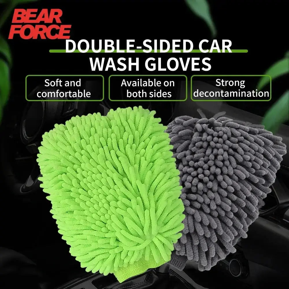 Car Wash Gloves Chenille Glove Plush Rags Thickened double - sided Car Supplies Cleaning Tools Auto Acessories Car Detailing - LUXURY CLOTHESMy store Car Wash Gloves Chenille Glove Plush Rags Thickened double - sided Car Supplies Cleaning Tools Auto Acessories Car Detailing My store