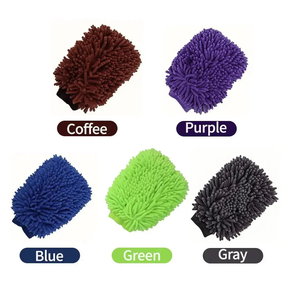 Car Wash Gloves Chenille Glove Plush Rags Thickened double - sided Car Supplies Cleaning Tools Auto Acessories Car Detailing - LUXURY CLOTHESMy store Car Wash Gloves Chenille Glove Plush Rags Thickened double - sided Car Supplies Cleaning Tools Auto Acessories Car Detailing My store