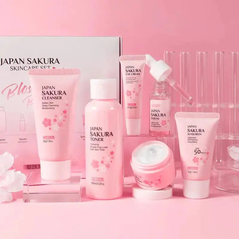 Cherry Blossom Complete Skincare Kit - LUXURY CLOTHESLUXURY CLOTHINGCherry Blossom Complete Skincare Kit LUXURY CLOTHING