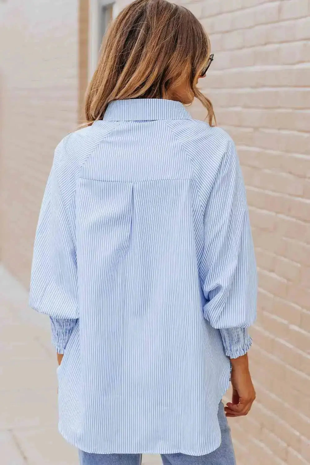 Chic Fernanda Striped Shirt - LUXURY CLOTHESLUXURY CLOTHINGChic Fernanda Striped Shirt LUXURY CLOTHING
