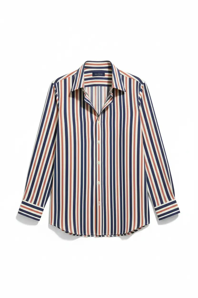 Chic Fernanda Striped Shirt - LUXURY CLOTHESLUXURY CLOTHINGChic Fernanda Striped Shirt LUXURY CLOTHING