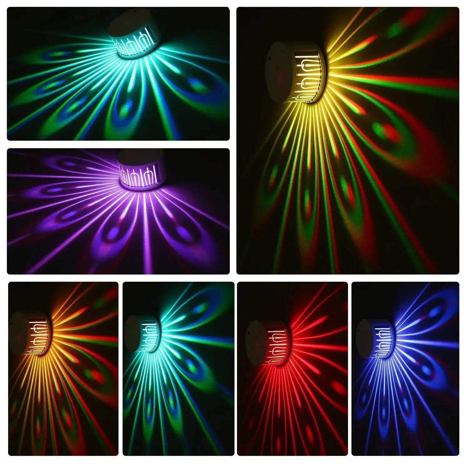 Colorful Peacock Projection Lamp Touch Remote Control Night Light - LUXURY CLOTHESMy StoreColorful Peacock Projection Lamp Touch Remote Control Night Light My Store