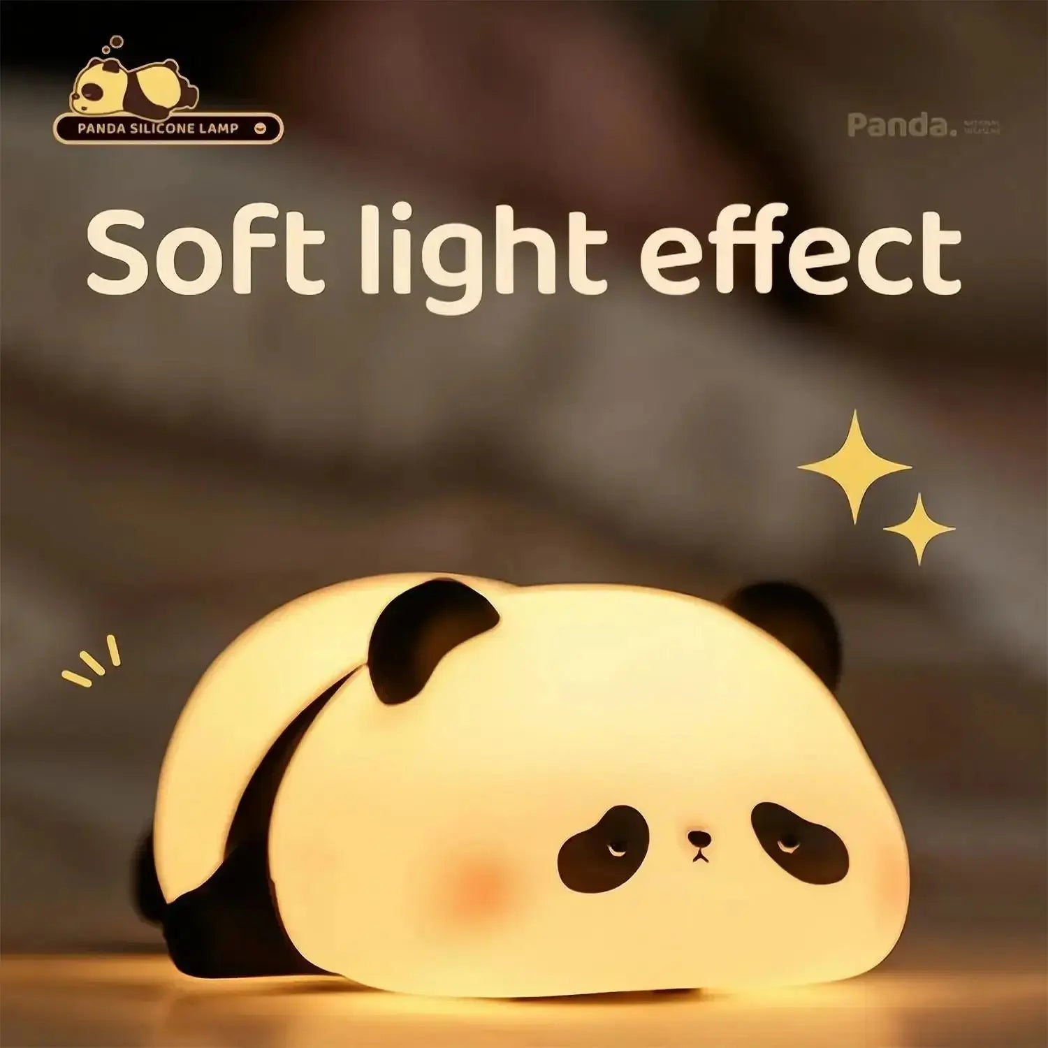 Cute Panda LED Night Lights Lion Silicone Sleeping Lamp USB Rechargeable Timing Bedside Baby Nightlights For Birthday Gift - LUXURY CLOTHESMy store Cute Panda LED Night Lights Lion Silicone Sleeping Lamp USB Rechargeable Timing Bedside Baby Nightlights For Birthday Gift My store