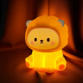 Cute Panda LED Night Lights Lion Silicone Sleeping Lamp USB Rechargeable Timing Bedside Baby Nightlights For Birthday Gift - LUXURY CLOTHESMy store Cute Panda LED Night Lights Lion Silicone Sleeping Lamp USB Rechargeable Timing Bedside Baby Nightlights For Birthday Gift My store