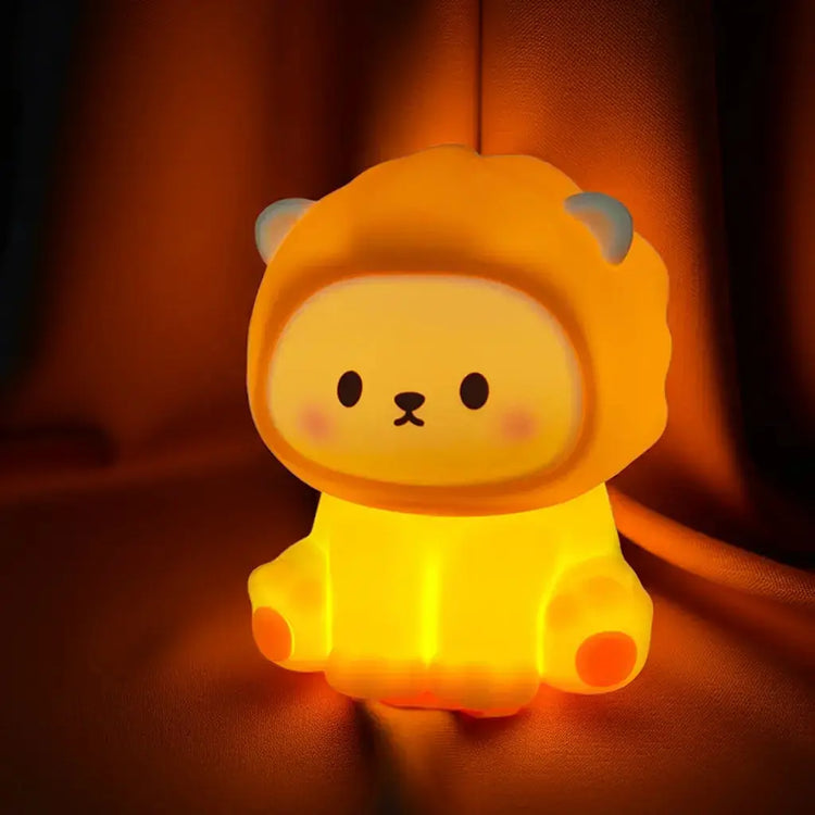 Cute Panda LED Night Lights Lion Silicone Sleeping Lamp USB Rechargeable Timing Bedside Baby Nightlights For Birthday Gift - LUXURY CLOTHESMy store Cute Panda LED Night Lights Lion Silicone Sleeping Lamp USB Rechargeable Timing Bedside Baby Nightlights For Birthday Gift My store