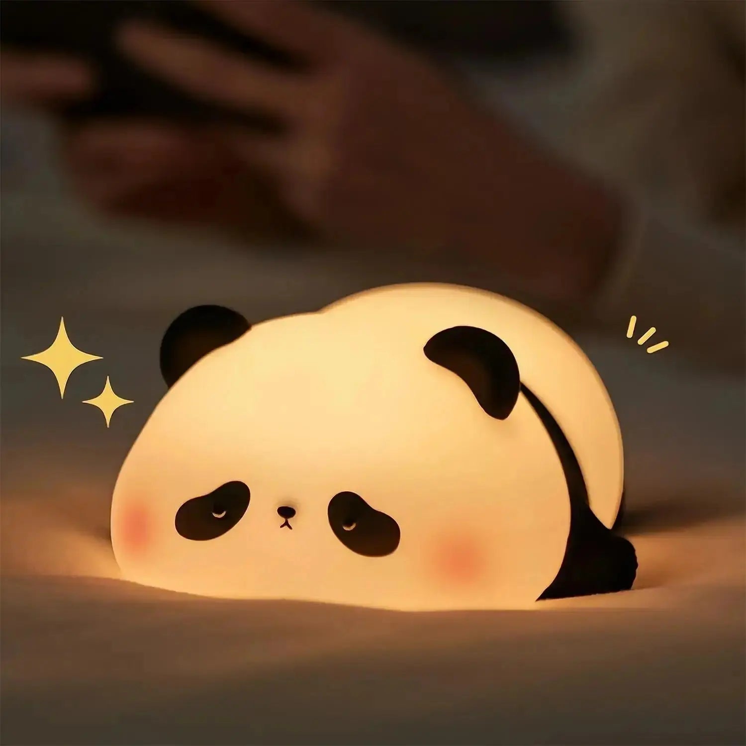 Cute Panda LED Night Lights Lion Silicone Sleeping Lamp USB Rechargeable Timing Bedside Baby Nightlights For Birthday Gift - LUXURY CLOTHESMy store Cute Panda LED Night Lights Lion Silicone Sleeping Lamp USB Rechargeable Timing Bedside Baby Nightlights For Birthday Gift My store