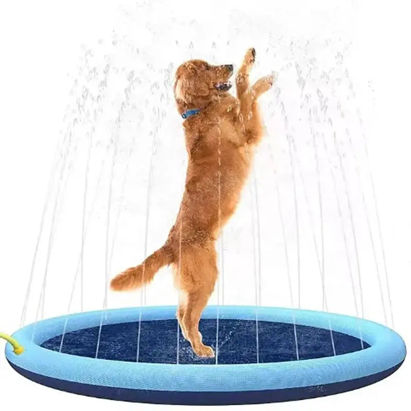 Dog Sprinkler Outdoor Toys Dog Swimming Mat Anti - Slip Dog Pool Splash Pad - LUXURY CLOTHESMy store Dog Sprinkler Outdoor Toys Dog Swimming Mat Anti - Slip Dog Pool Splash Pad My store