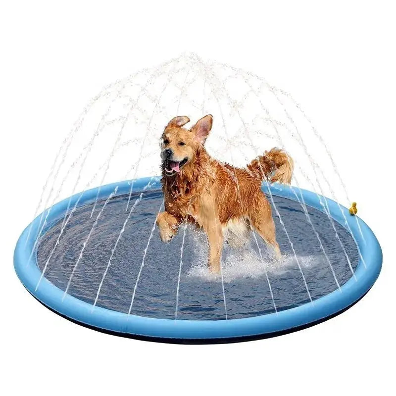Dog Sprinkler Outdoor Toys Dog Swimming Mat Anti - Slip Dog Pool Splash Pad - LUXURY CLOTHESMy store Dog Sprinkler Outdoor Toys Dog Swimming Mat Anti - Slip Dog Pool Splash Pad My store