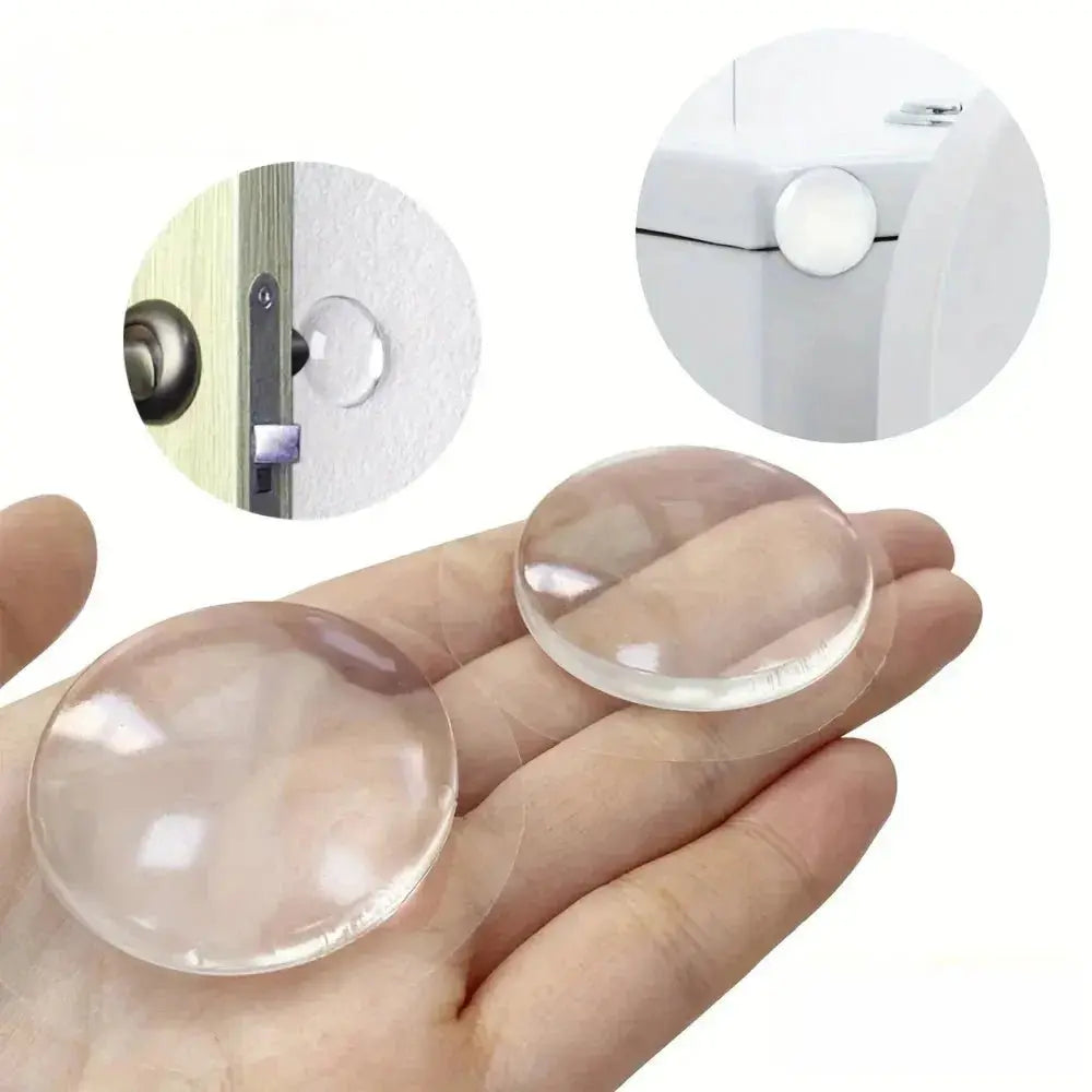 Door Knob Wall Shield Clear Soft Rubber Door Stopper Door Handle Bumper Mute Stickers Wall Protector Muffler Pad Protective Plug - LUXURY CLOTHESMy store Door Knob Wall Shield Clear Soft Rubber Door Stopper Door Handle Bumper Mute Stickers Wall Protector Muffler Pad Protective Plug My store