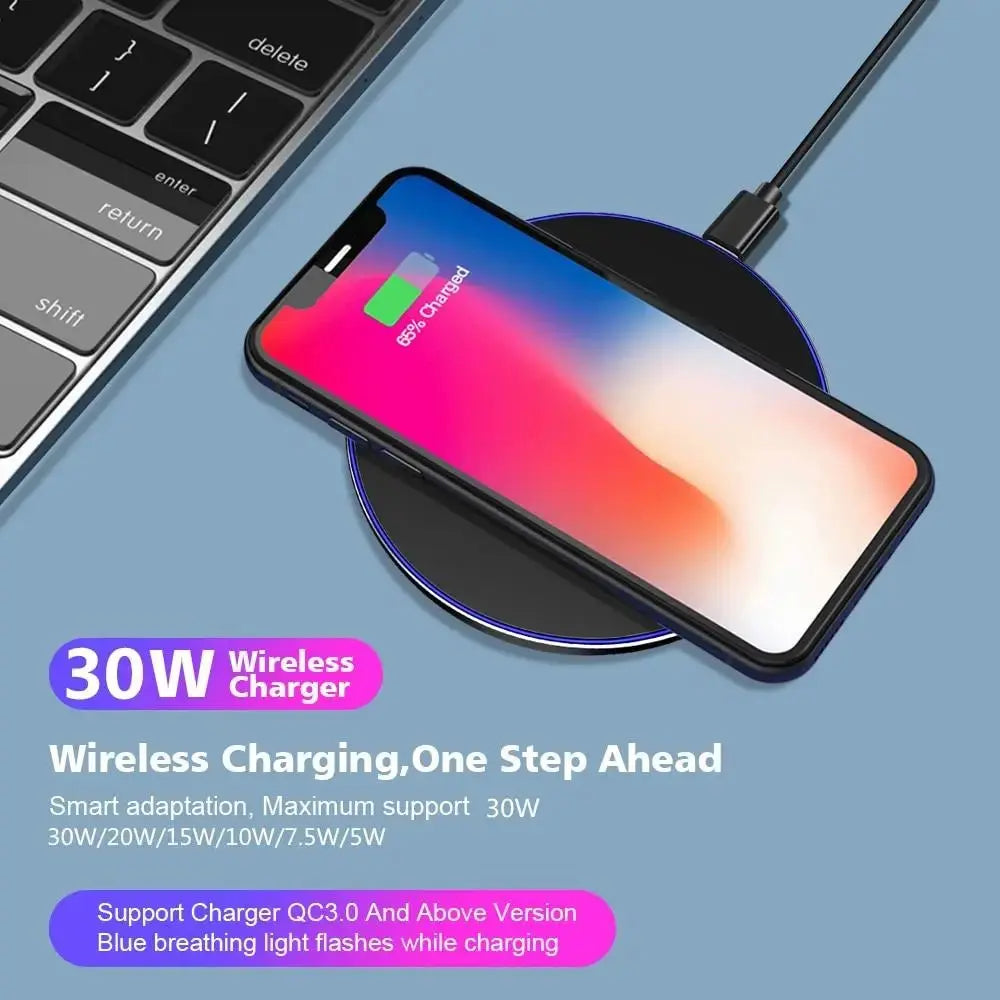 Dragon W9 30W Wireless Charging Pad - LUXURY CLOTHESYellow PandoraDragon W9 30W Wireless Charging Pad Yellow Pandora