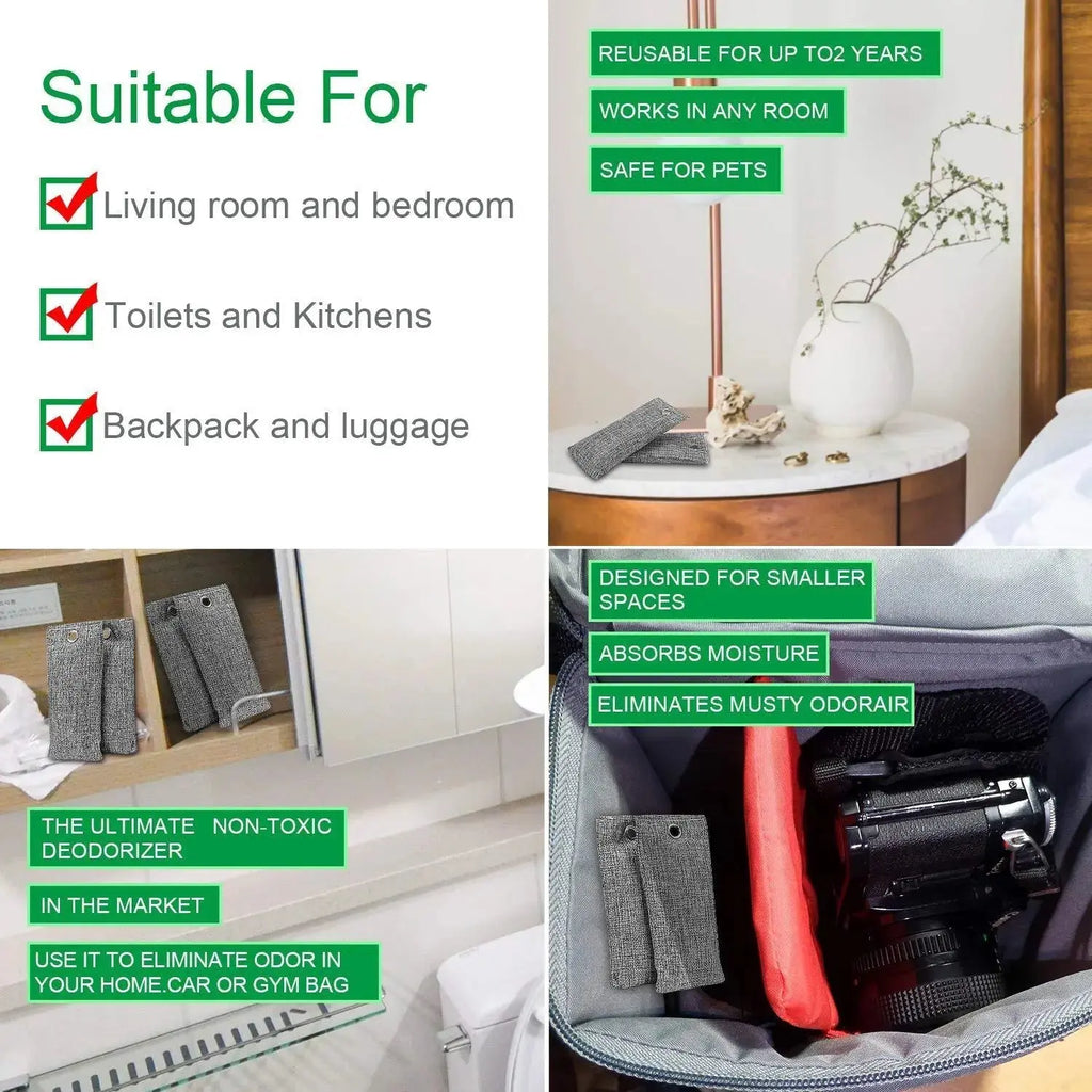 Eco - Fresh Bamboo Charcoal Purifier - LUXURY CLOTHESLUXURY CLOTHINGEco - Fresh Bamboo Charcoal Purifier LUXURY CLOTHING