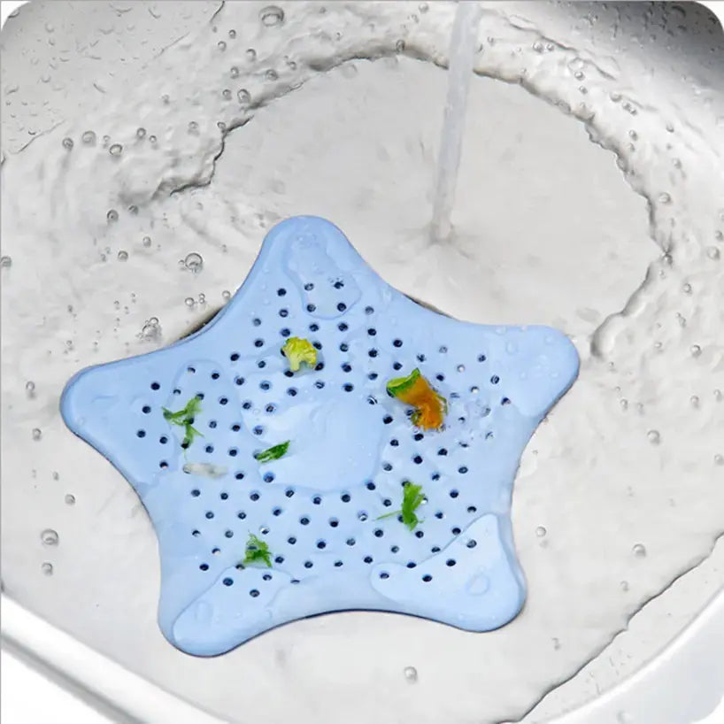 Five - pointed Star Kitchen Sink Anti - clogging Silicone Floor Drain - LUXURY CLOTHESMy store Five - pointed Star Kitchen Sink Anti - clogging Silicone Floor Drain My store
