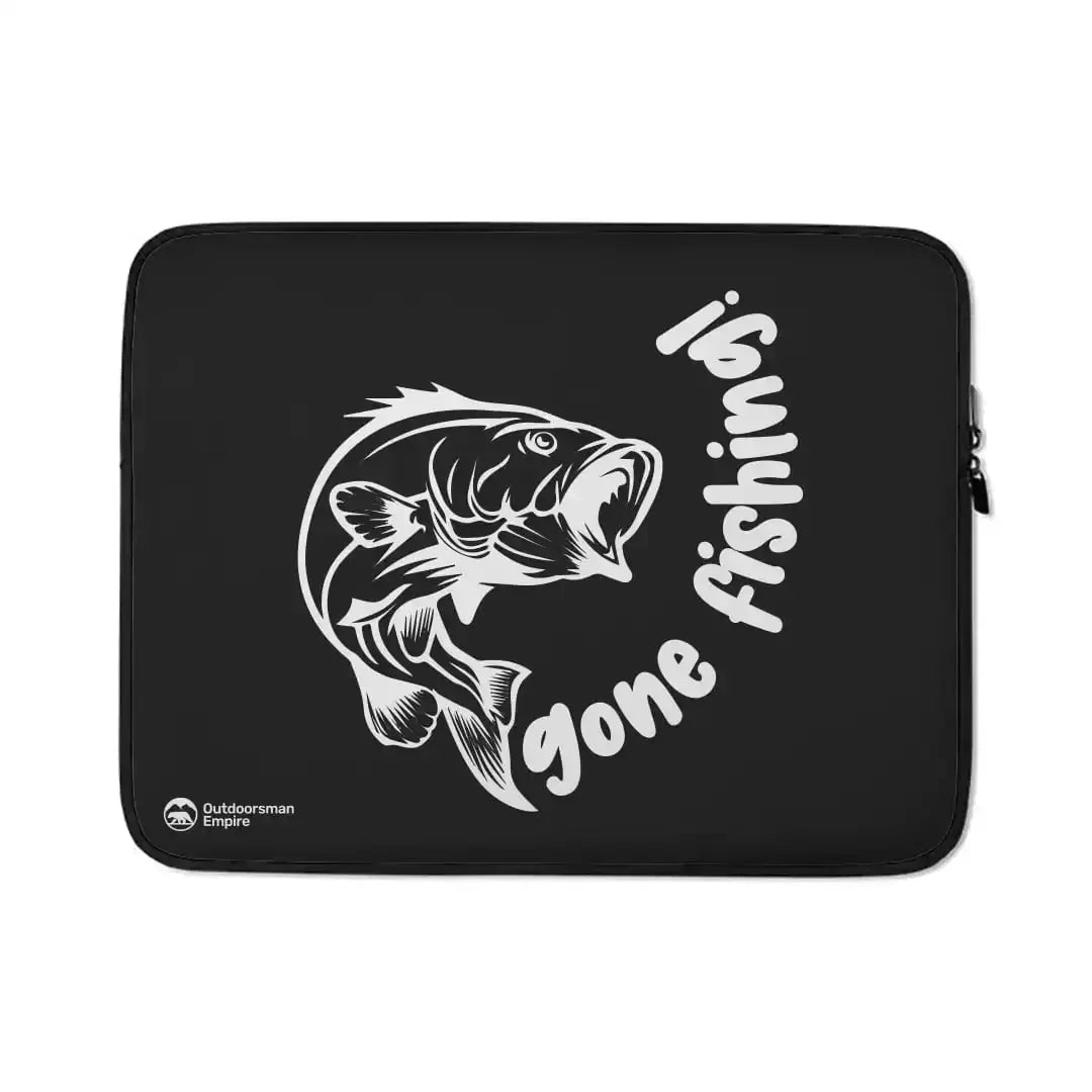 Gone Fishing v1 Laptop Sleeve - LUXURY CLOTHESLuxe & ClothingGone Fishing v1 Laptop Sleeve Luxe & Clothing