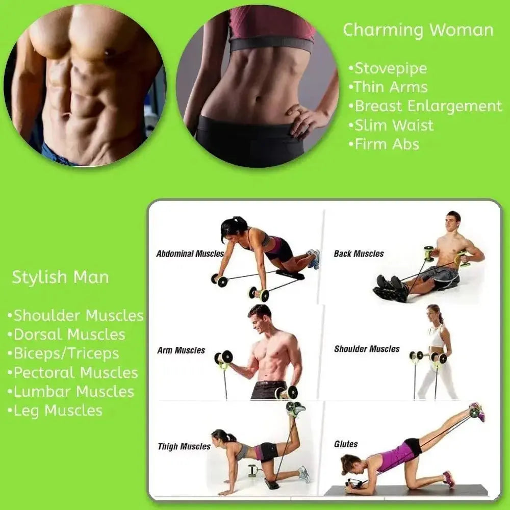 Gym Wheel Family Abs Wheel Gym Wheel Roller Quiet Rally Row - LUXURY CLOTHESMy store Gym Wheel Family Abs Wheel Gym Wheel Roller Quiet Rally Row My store