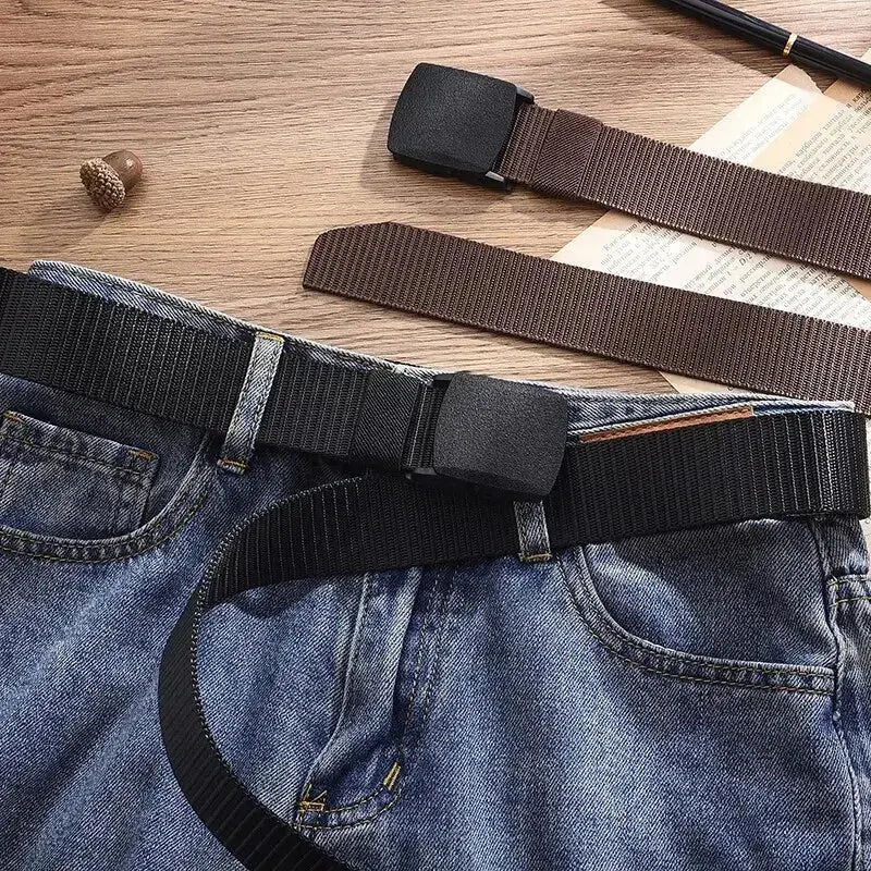 Men's Belt Outdoor Casual Canvas Belt Metal Free Training Nylon Tactical Belt With Pants Jeans Belt Sports Belts For Men Women - LUXURY CLOTHESMy store Men's Belt Outdoor Casual Canvas Belt Metal Free Training Nylon Tactical Belt With Pants Jeans Belt Sports Belts For Men Women My store