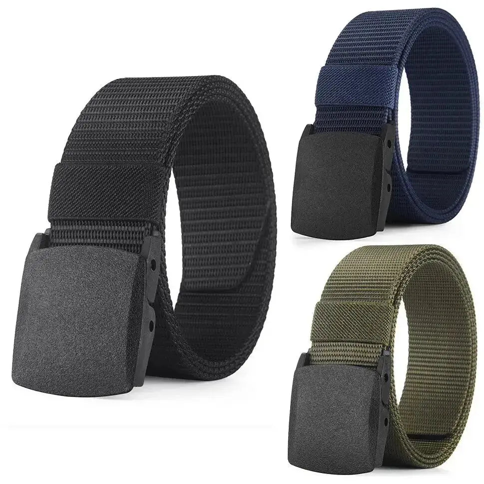Men's Belt Outdoor Casual Canvas Belt Metal Free Training Nylon Tactical Belt With Pants Jeans Belt Sports Belts For Men Women - LUXURY CLOTHESMy store Men's Belt Outdoor Casual Canvas Belt Metal Free Training Nylon Tactical Belt With Pants Jeans Belt Sports Belts For Men Women My store