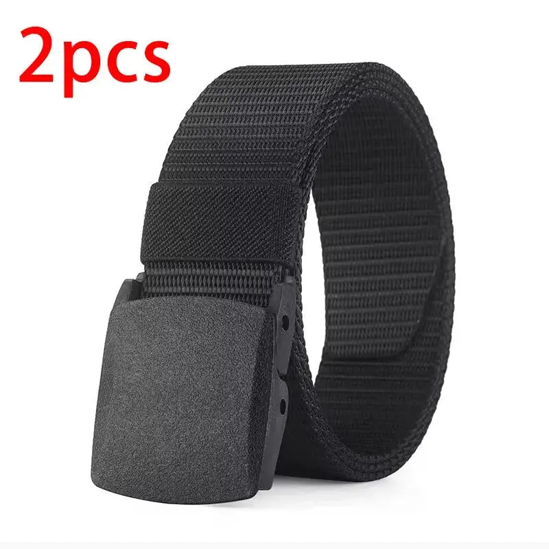 Men's Belt Outdoor Casual Canvas Belt Metal Free Training Nylon Tactical Belt With Pants Jeans Belt Sports Belts For Men Women - LUXURY CLOTHESMy store Men's Belt Outdoor Casual Canvas Belt Metal Free Training Nylon Tactical Belt With Pants Jeans Belt Sports Belts For Men Women My store