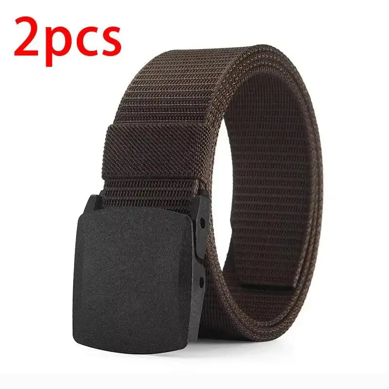 Men's Belt Outdoor Casual Canvas Belt Metal Free Training Nylon Tactical Belt With Pants Jeans Belt Sports Belts For Men Women - LUXURY CLOTHESMy store Men's Belt Outdoor Casual Canvas Belt Metal Free Training Nylon Tactical Belt With Pants Jeans Belt Sports Belts For Men Women My store