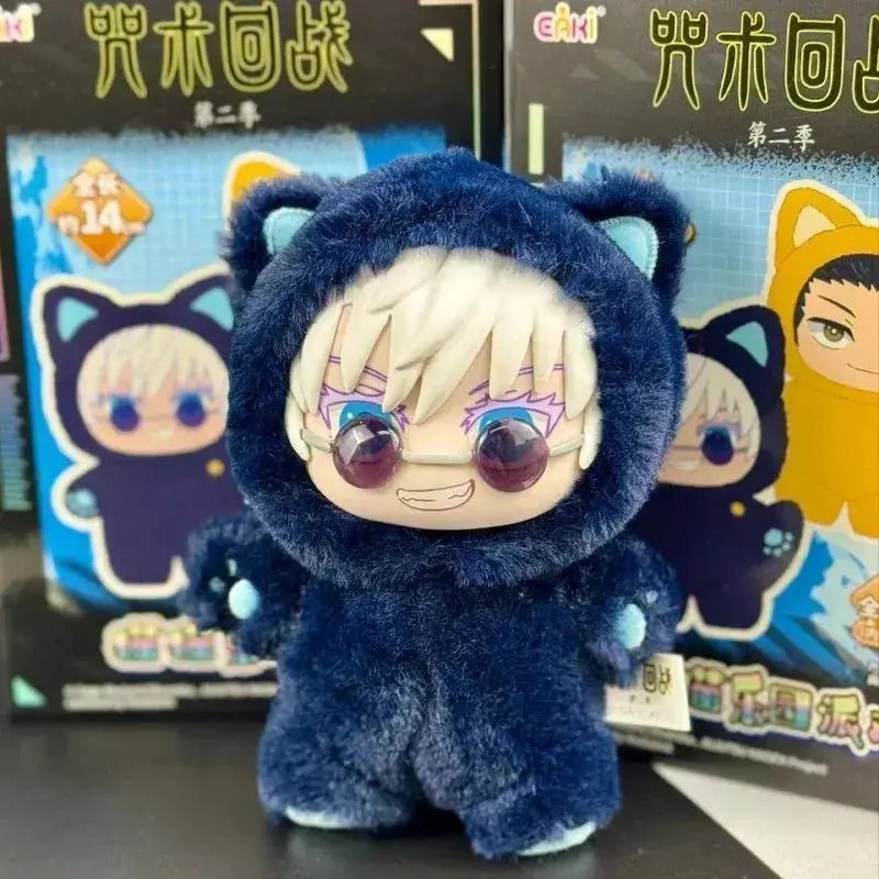 New BANDAI Jujutsu Kaisen 2 Cat Ear Plushie Series Blind Box Mystery Box Anime Figure Room Decoration Collection Kids Gifts - LUXURY CLOTHESMy store New BANDAI Jujutsu Kaisen 2 Cat Ear Plushie Series Blind Box Mystery Box Anime Figure Room Decoration Collection Kids Gifts My store