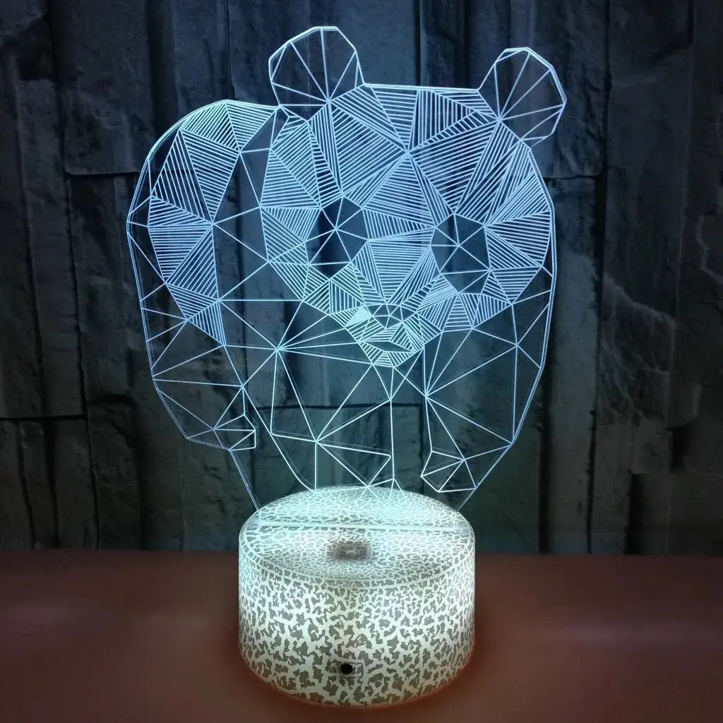 New Panda Colorful LED Touch 3D Night Light Home Decor - LUXURY CLOTHESMy store New Panda Colorful LED Touch 3D Night Light Home Decor My store
