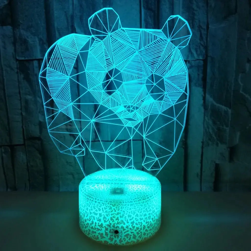New Panda Colorful LED Touch 3D Night Light Home Decor - LUXURY CLOTHESMy store New Panda Colorful LED Touch 3D Night Light Home Decor My store