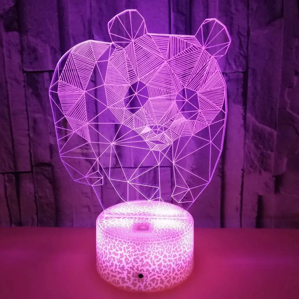 New Panda Colorful LED Touch 3D Night Light Home Decor - LUXURY CLOTHESMy store New Panda Colorful LED Touch 3D Night Light Home Decor My store