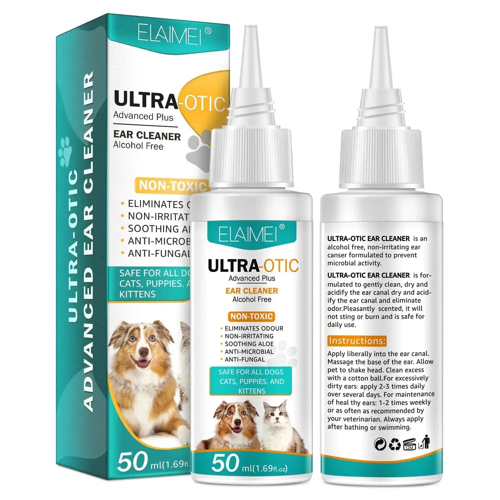Pet Ear Cleaner 50ml - LUXURY CLOTHESLuxe & ClothingPet Ear Cleaner 50ml Luxe & Clothing