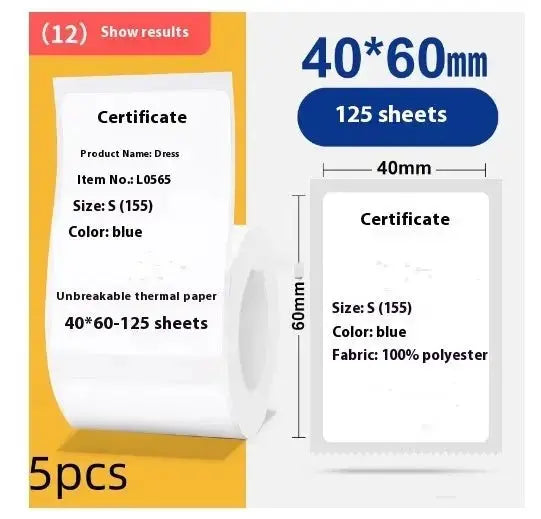 Pick Up Label Printer Mini Printer - LUXURY CLOTHESMy store Pick Up Label Printer Mini Printer My store