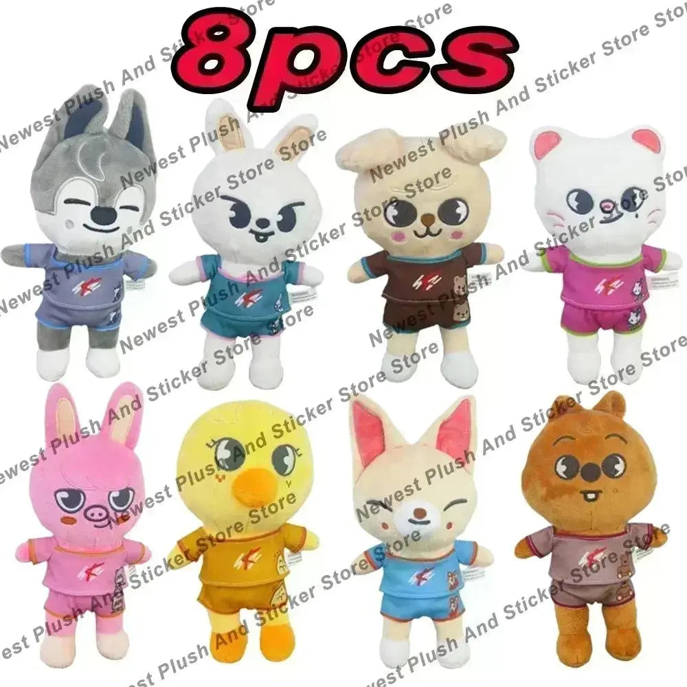 Skzoo Plush Kpop Toys Cartoon Stuffed Animal Plushies Doll Kawaii Companion for Kid Adult Fans Gift - LUXURY CLOTHESMy store Skzoo Plush Kpop Toys Cartoon Stuffed Animal Plushies Doll Kawaii Companion for Kid Adult Fans Gift My store