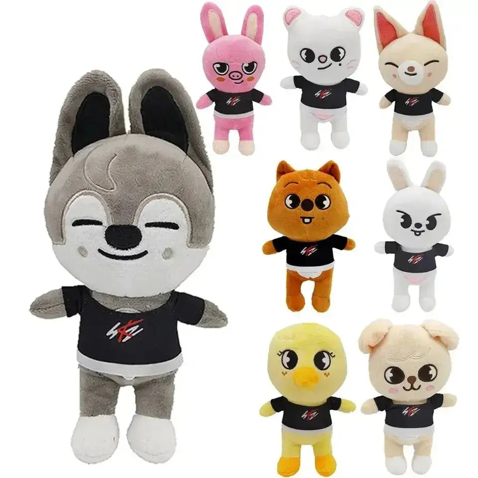 Skzoo Plush Kpop Toys Cartoon Stuffed Animal Plushies Doll Kawaii Companion for Kid Adult Fans Gift - LUXURY CLOTHESMy store Skzoo Plush Kpop Toys Cartoon Stuffed Animal Plushies Doll Kawaii Companion for Kid Adult Fans Gift My store