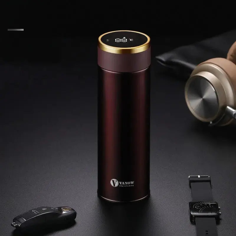 Smart Vacuum Cup Stainless Steel Car Portable Water Cup Tea Cup - LUXURY CLOTHESMy store Smart Vacuum Cup Stainless Steel Car Portable Water Cup Tea Cup My store