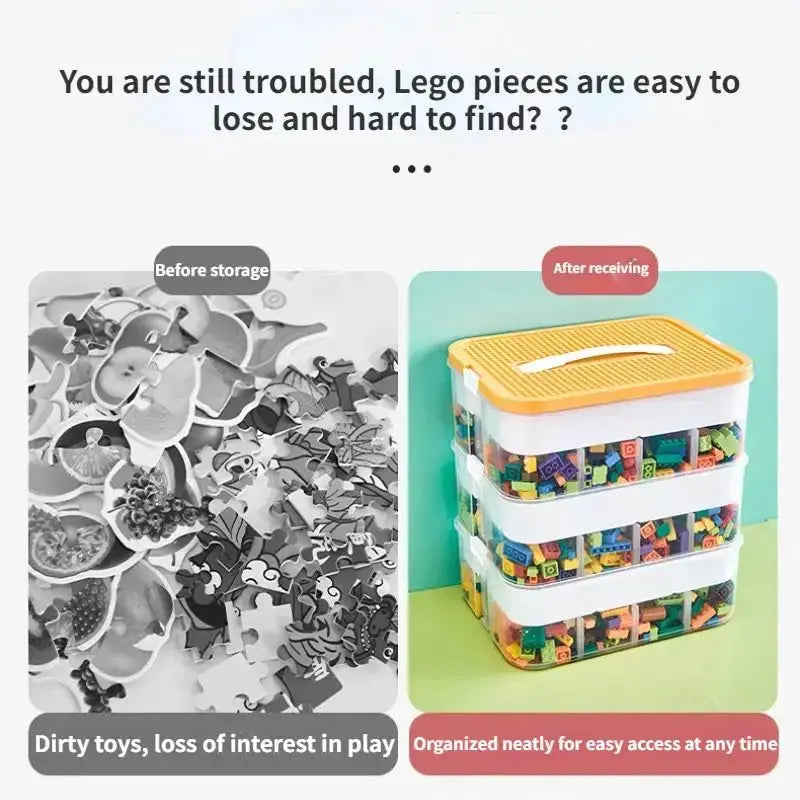 Stackable Toy Storage Case - LUXURY CLOTHESLuxe & ClothingStackable Toy Storage Case Luxe & Clothing