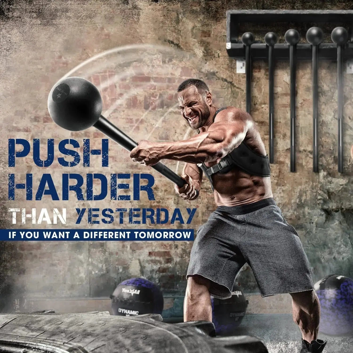 Steel Mace Bell for Strength Training, Support Full Body, Muscles, Shoulder, Grips & Forearms Workouts, Stretching 5, 7, 10, 15, 20, 25, 30 LB for Woman & Man - LUXURY CLOTHESLuxeSteel Mace Bell for Strength Training, Support Full Body, Muscles, Shoulder, Grips & Forearms Workouts, Stretching 5, 7, 10, 15, 20, 25, 30 LB for Woman & Man