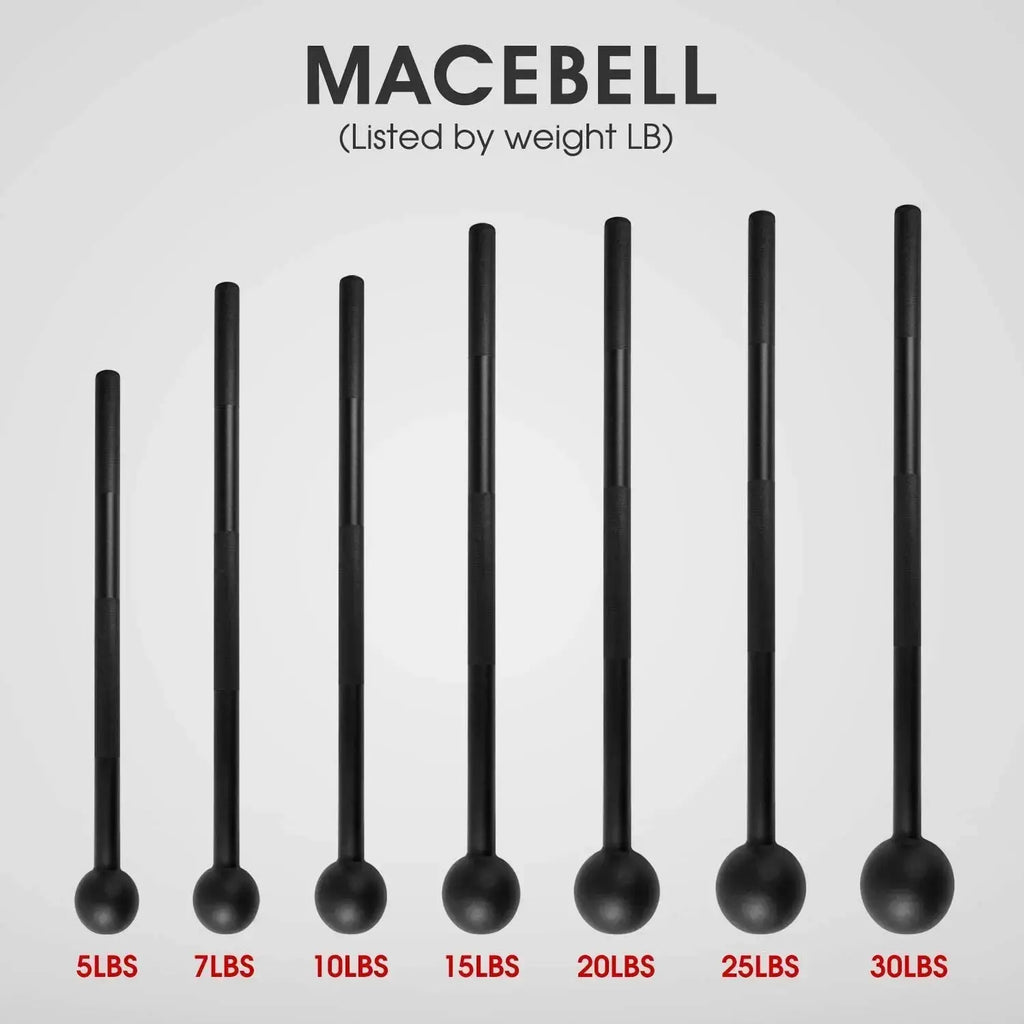 Steel Mace Bell for Strength Training, Support Full Body, Muscles, Shoulder, Grips & Forearms Workouts, Stretching 5, 7, 10, 15, 20, 25, 30 LB for Woman & Man - LUXURY CLOTHESLuxeSteel Mace Bell for Strength Training, Support Full Body, Muscles, Shoulder, Grips & Forearms Workouts, Stretching 5, 7, 10, 15, 20, 25, 30 LB for Woman & Man
