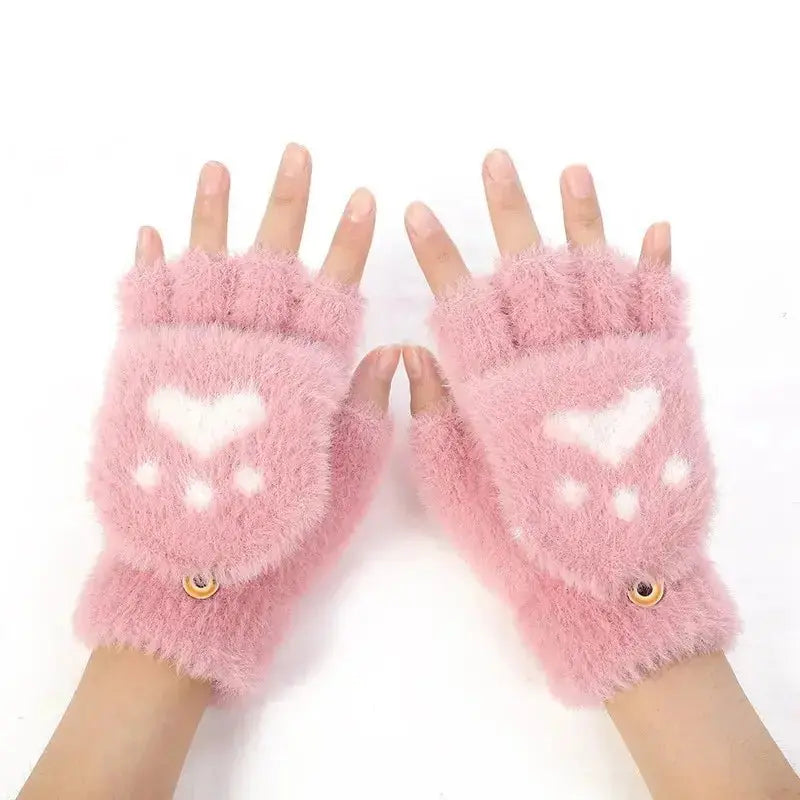 Winter Cat Claw Knit Gloves - LUXURY CLOTHESLUXURY CLOTHINGWinter Cat Claw Knit Gloves LUXURY CLOTHING
