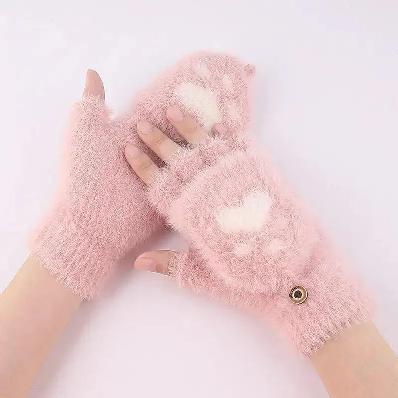Winter Cat Claw Knit Gloves - LUXURY CLOTHESLUXURY CLOTHINGWinter Cat Claw Knit Gloves LUXURY CLOTHING
