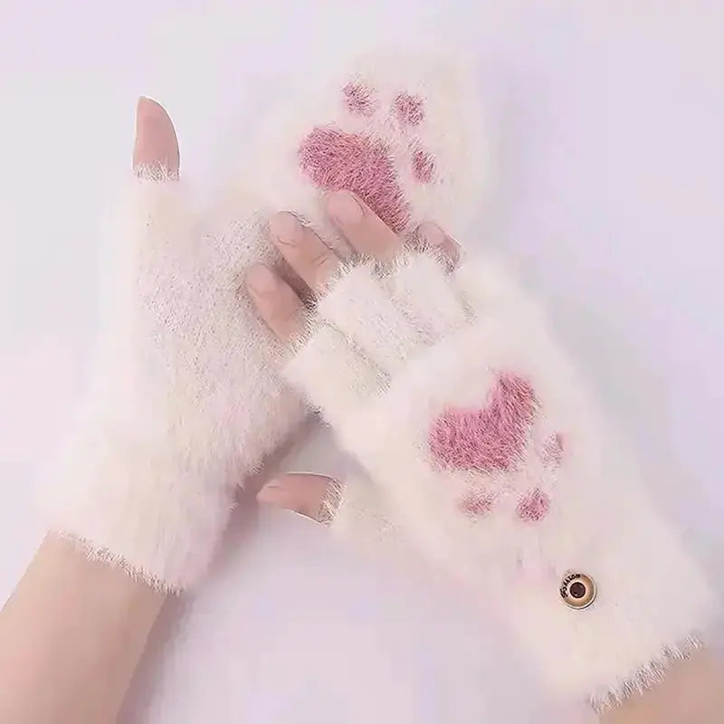 Winter Cat Claw Knit Gloves - LUXURY CLOTHESLUXURY CLOTHINGWinter Cat Claw Knit Gloves LUXURY CLOTHING